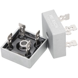 Weasch 2Pcs Bridge Rectifier Diode, KBPC1510, AC to DC, 1000V 15A, Full Wave Single Phase Bridge Rectifier