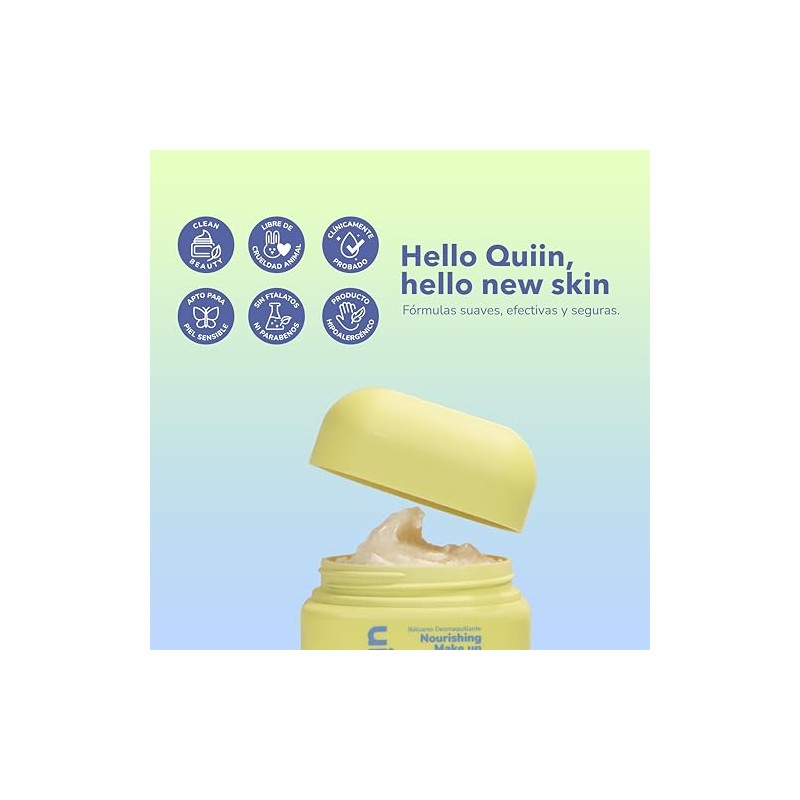 Quiin Bálsamo Desmaquillante Caléndula Karité y Manzanilla 50 g