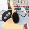 ANGNYA Natural Boar Bristle Brush and Comb for Normal to