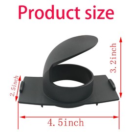 Durable Replacement Inlet Deflector Accessories,7413197 Inlet Deflector Accessories Compatible with Shop-Vac Wet/Dry vacuums Replacement 7413120,Fit Shop-Vac Models,Replacement Inlet Dirt Deflector