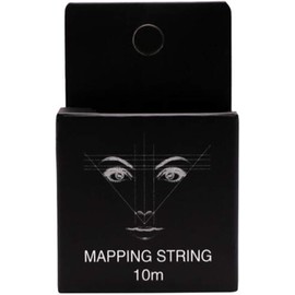 10M Black Pre-Inked Mapping String for Eyebrows Mapping Thread for Eyebrow Permanent Makeup Beauty and Personal Care, Eyebrow Color