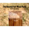 Metal Bigfoot Post Cap for 4x4 Nominal Post (for Posts