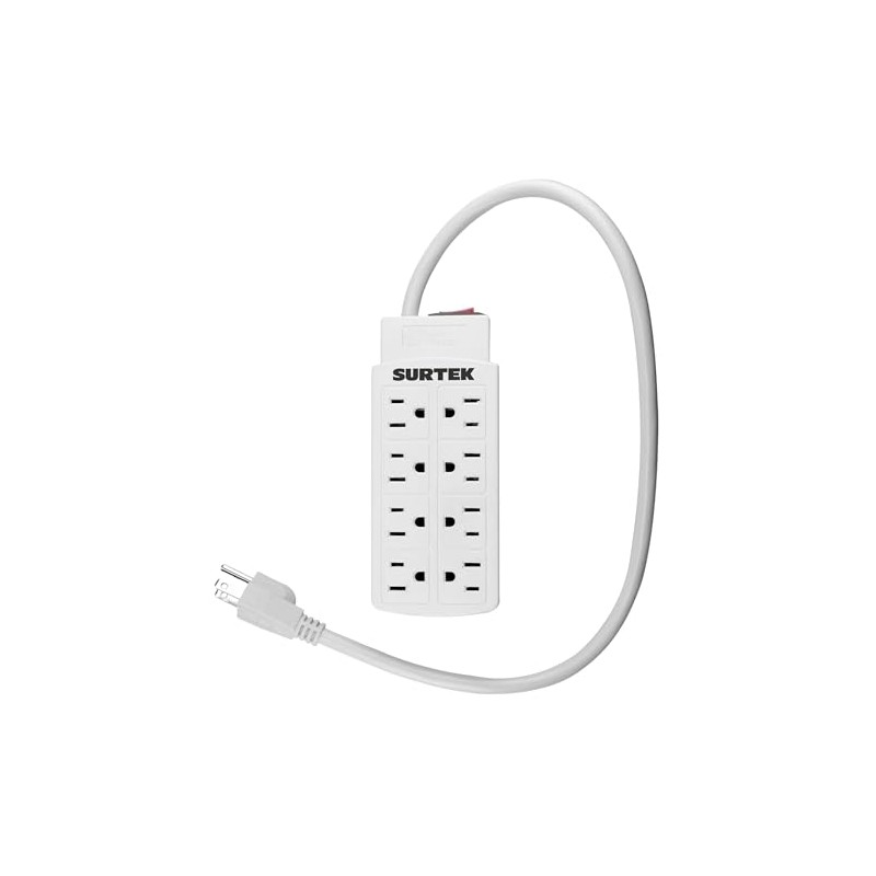 Surtek Barra multicontacto 8 entradas, 15 A