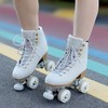 Roller Skates for Women or Men with Height Adjustable Rubber