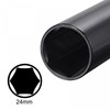 sourcing map 1/2" Drive by 24mm Deep Impact Socket, Heat-Treated