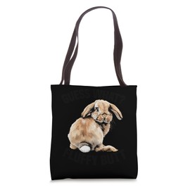 Holland Lop Bunny Plush Costume Butt Holland Lop Bunny Tote Bag