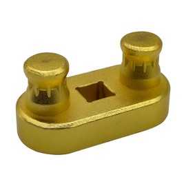 77455 Cable Bender Tool, Connects to 1/2'' Ratchet, Wire Bender Tool-Maximum Bending Up to 500 MCM, Gold