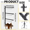 Paterr 4 Tier Saddle Rack Wall Mount Horse Saddle Storage