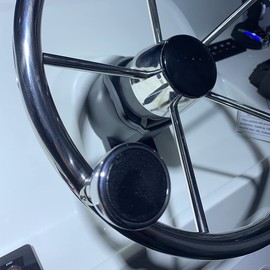 Boat Steering Wheel Control Knob Universal AISI 316 Stainless Steel Fits Steering Wheels Diameter 1.38" Medium 1.5" Small 1 1/2" Small 1 1/2"