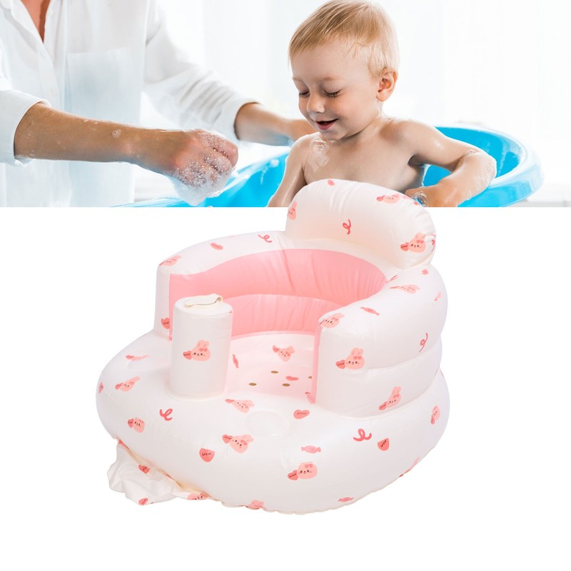 Baby Inflatable Seat with Air Pump Infant Back Support Sofa