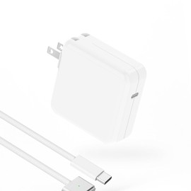 Charger for MacBook Air 13 15 inch MacBook Pro 14 inch 2025 2024 2023 2022 2021 M4 M3 M2 M1, 70W USB C Power Adapter, 6.6FT USB C to 3 Braided Cable with LED, Powerful Connect, Original Quality