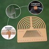 MIUPOO Leather Stitching Aid Plate,Stitching Punch Aid Plate,Multifuction Stencil Template