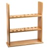 Wooden Pipette Rack - Holds 24 Pipettes Vertically - 16.25" Tall, 15.5" Wide - Polished Wood Construction - Eisco Labs