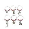 Libby's Market Place It's a Girl Baby Shower Glass Charms