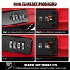 HUANLANG Portable Safe Lock Box, Beach Travel Safe Waterproof Small
