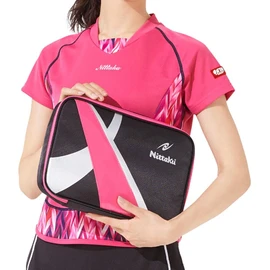 Nittaku NK7218 Table Tennis Racket Case, Spark Case, Pink, Holds 2 Pieces, Inner Board Included