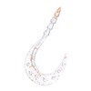 Daiwa Lure, Kohga Worm, Tamagami Turbo Single Curly, 3.6 in