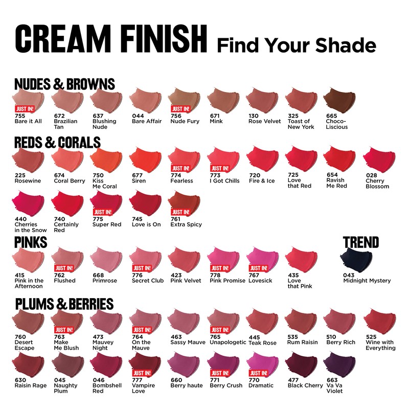 Revlon Super Lustrous Lipstick, Creamy Formula For Soft, Fuller-Looking Lips,