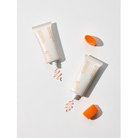 [2 packs] Marine Astaxanthin Tone-up Sun Cream 50ml 2 pieces Create peachy skin / [2개입] 마린 아스타잔틴 톤업 선크림 50ml 2개  복숭아빛 피부 연출