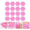 Minkissy 200 pcs Eyelash Glue Pad Plastic Flower Shape Glue