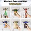 Upgraded Stainless Steel Jar Opener for Seniors, Under Cabinet Jar