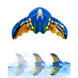 QLEUIFT Devil Fish Swimming Pool Toy, Water Toy Children, Pool Toy, Diving Rings for Children, Diving Toy, Water Toy for Swimming Pool, Underwater Glider (1 Piece Blue, Large)