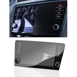DISSKIN® Displayschutzfolie Kompatibel zu Skoda Octavia III Amundsen - selbstheilend durch Wärme, Matt, antibakterielle Beschichtung, Anti-Fingerabdruck