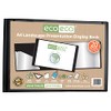 eco-eco A4 50% Recycled 20 Pocket Black Landscape Presentation Display