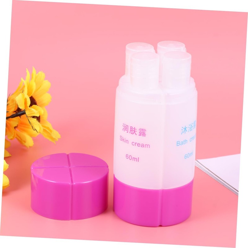 Outanaya 4-in-1 Leakproof Travel Bottle Set 60ml Toiletry Organizer Pp