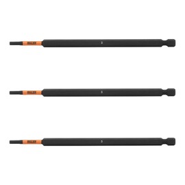 Hex 3mm Impact Driver Bit - Railer Allen Wrench Drill Hex Bits. 1/4" Hex Quick Release S2 Steel 6 inch 3mm Hex Bits. (3 Pack)