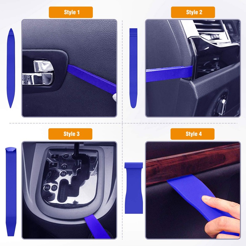GOOACC GRC-90 Set 8PCS Auto Trim Scratch Removal Tool Car