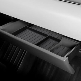 RAINMAX Glove Box Organizer Tray Compatible with 2023 2024+ Cybertruck Accessories, Co-Pilot Gloves Storage Box Center Console Organizer Console Tra