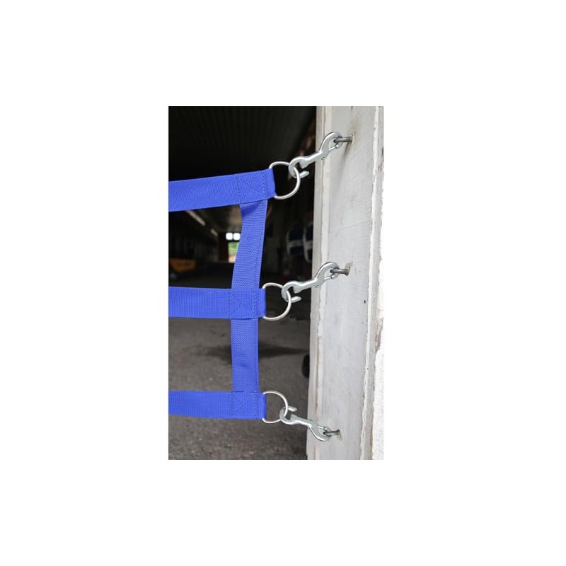 Country Pride Barn Door Guards with Snaps (8', Blue)