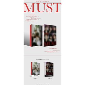 2PM Must 7th Album Random Version CD+1p Mini Poster On Pack+88p PhotoBook+2p PhotoCard+1p TMI Paper+1p Challenge Card+Message PhotoCard Set+Tracking Kpop Sealed