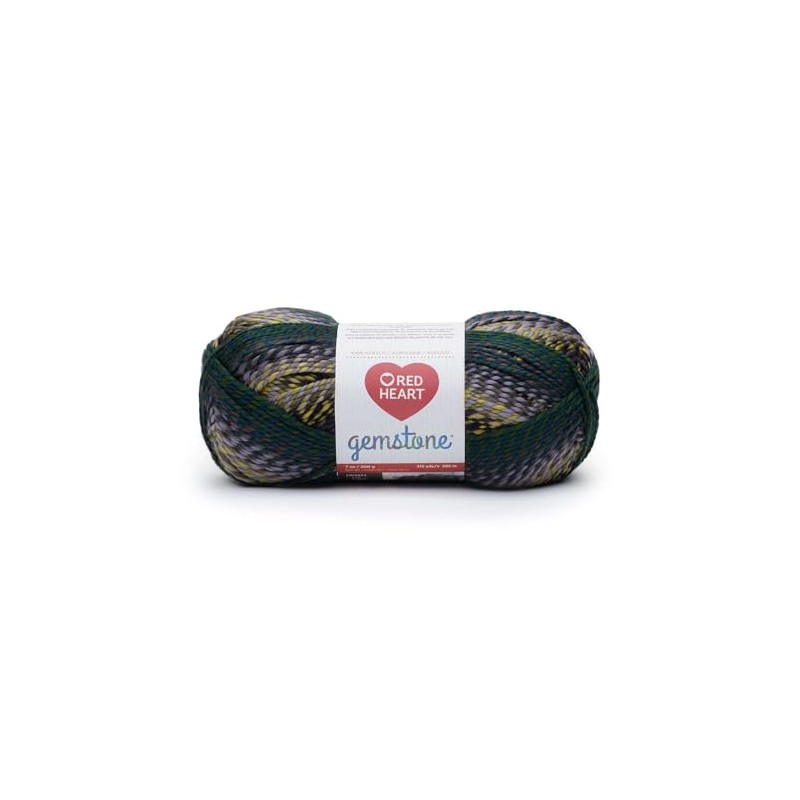 Red Heart Gemstone Yarn - Lemon Jade