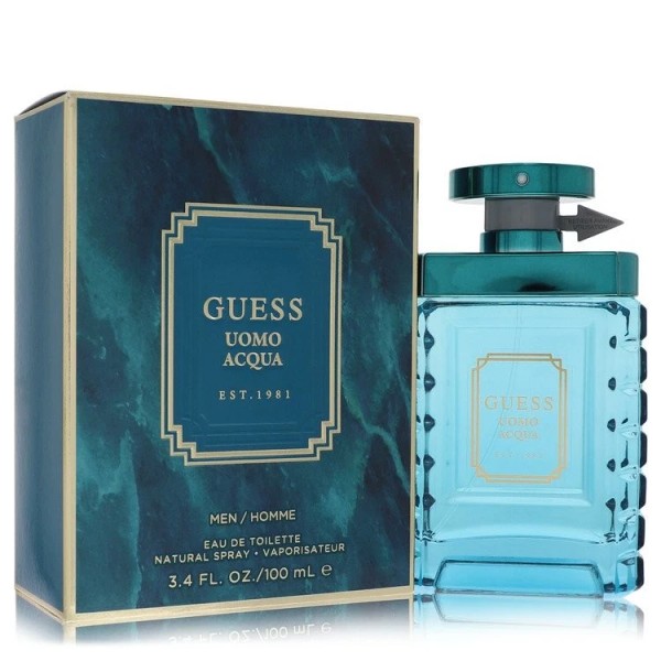 Guess Uomo Acqua by Guess Eau De Toilette Spray 3.4