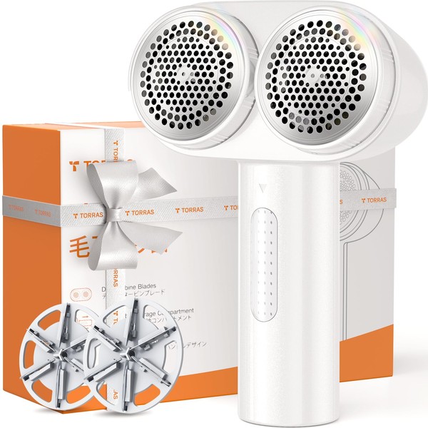 TORRAS TORRAS Dual-Head Fabric Shaver, Longest Durability & 50ml Large