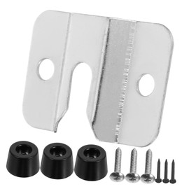 Operitacx Montage - Kit büro heim Wandhaken für Dartscheibe Dartscheiben-Wandhalter Dartboard Schraubenset Dartboard Wandhänger Zubehör Halterungen Rostfreier Stahl Silver