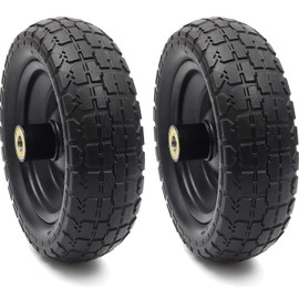 Blackbird Carts 2-Pack 10-Inch Replacement Wheel for Gorilla Carts Dump Cart, Lawn and Garden Cart