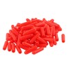 uxcell a16053100ux0047 100Pcs 3mm Inner Dia Vinyl End Cap Wire