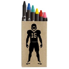 'American Football Player' Coloured Crayon Set (CY00025744)