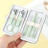 Pastel green nail clippers set (7 types)-WFHTTO1 / 파스텔 그린 손톱깎이 세트 (7종)-WFHTTO1
