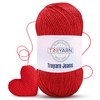 60% Cotton 40% Acrylic Crochet Yarn - 1 Skien Bulk