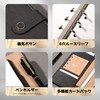 CAGIE A5 Personal Notebook, 6 Holes, Ring, Inner Diameter: Approx.