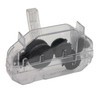 Bicycle Chain Cleaning Tool with Rotating Brushes, Clear Plastic Housing