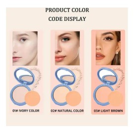 Base De Maquillaje Polvo Compacto Fijador Matte