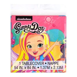 PARTY Sunny Day Rectangular Plastic Table Cover - 54" x 84", 1 Pc