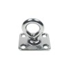 Unbranded Boat Deck Stainless Steel 5/16" Square Pad Swivel Eye