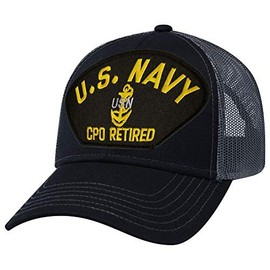 Military Productions US Navy Chief Petty Officer Retired Mesh Back Cap