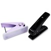 Multi-Hole Binder Punch & Binding Machine Portable 1-Hole Purple 10ea